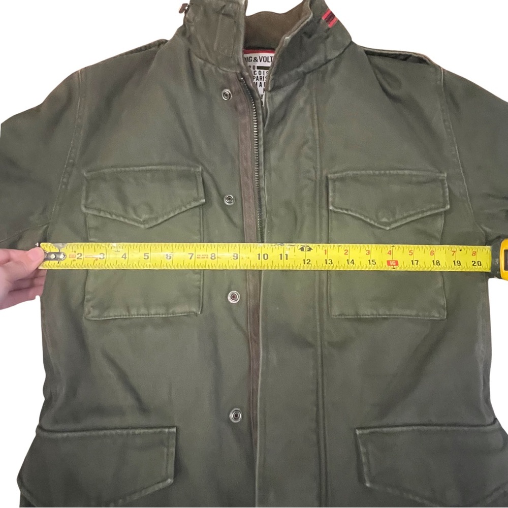 Zadig & Voltaire “Keaton” Insulated Military Field Jacket – Size L – Retail $400 - Picture 6 of 11